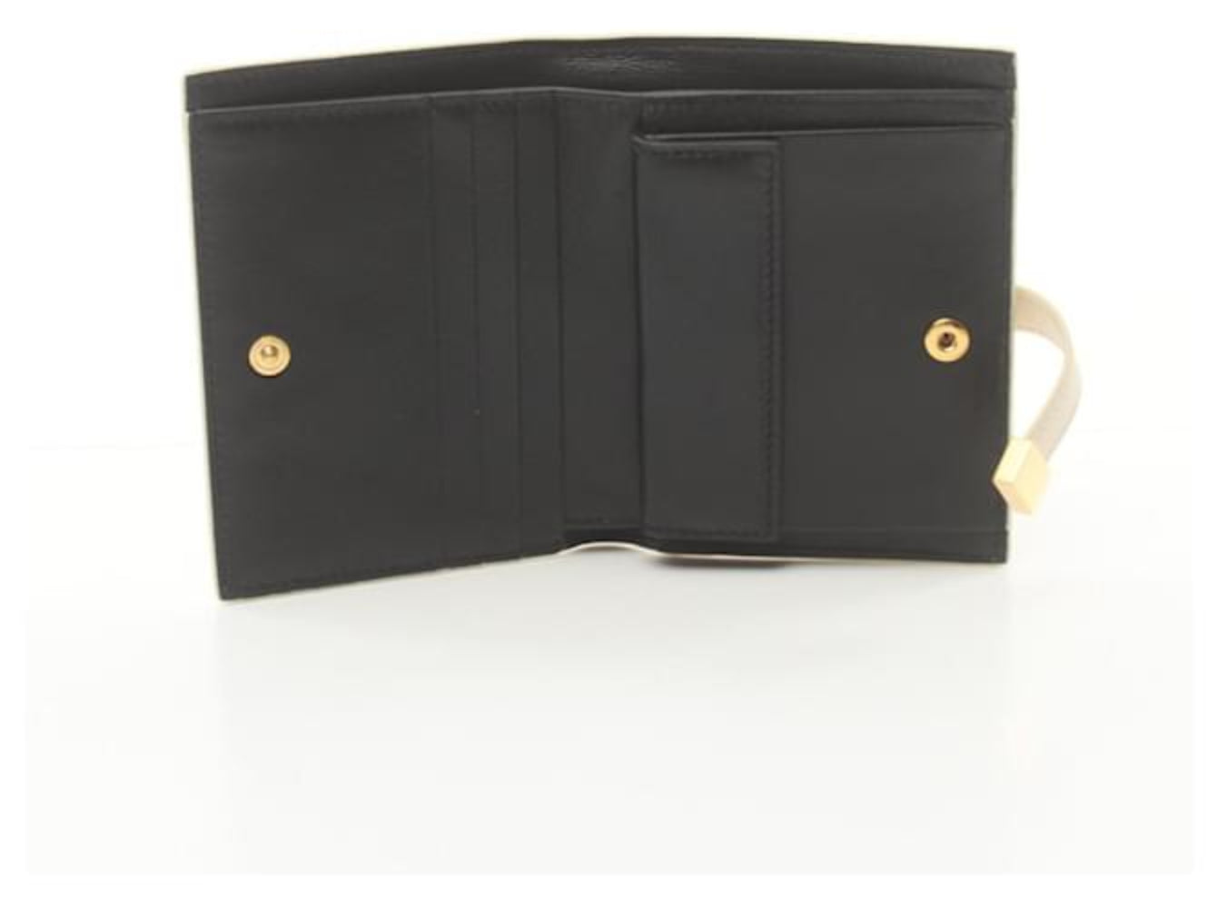 Marni Prisma Billfold Leather Wallet - Lily White