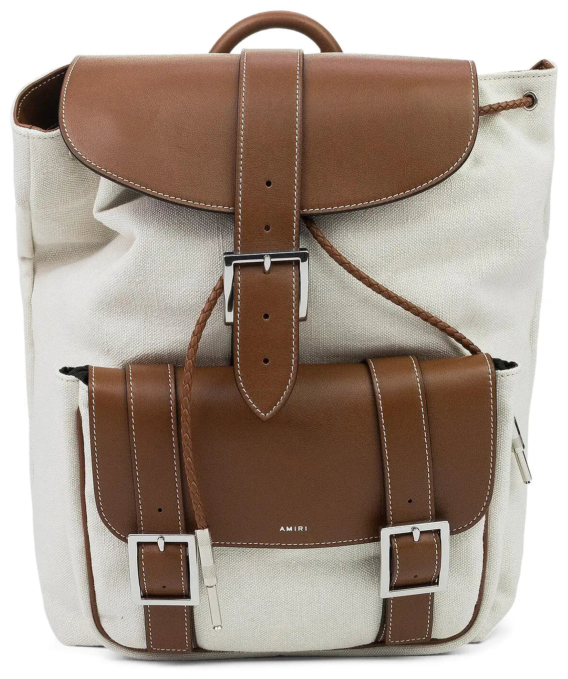 Amiri Canvas Rucksack Backpack - Cream