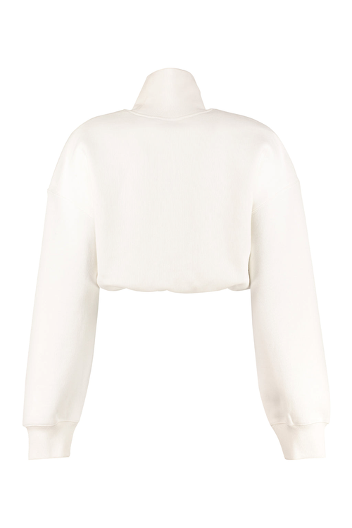 Alexander Wang Women's Signature Logo Sweatshirt in White