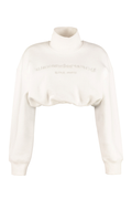 Alexander Wang Women's Signature Logo Sweatshirt in White