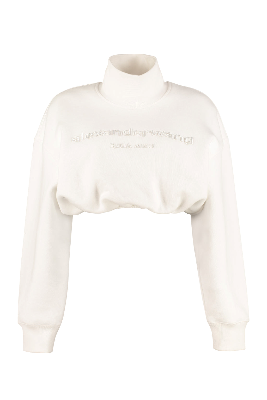 Alexander Wang Women's Signature Logo Sweatshirt in White