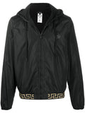 Versace Medusa Logo Nylon Zip-Up Jacket