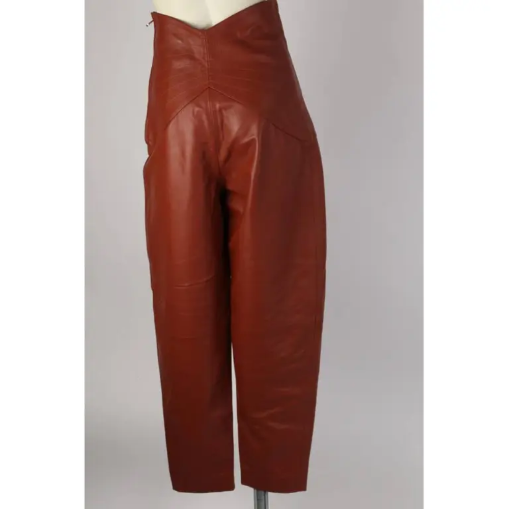 The Attico Women's Statement Trousers in Red – Size 40