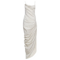 Jacquemus Women's Sculptural Mini Dress in Natural – Size 36