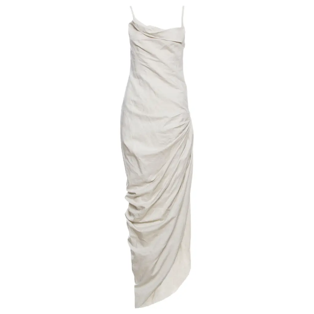 Jacquemus Women's Sculptural Mini Dress in Natural – Size 36