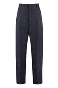 Jacquemus Women's Tailored Trousers in Dark Blue – Size 36