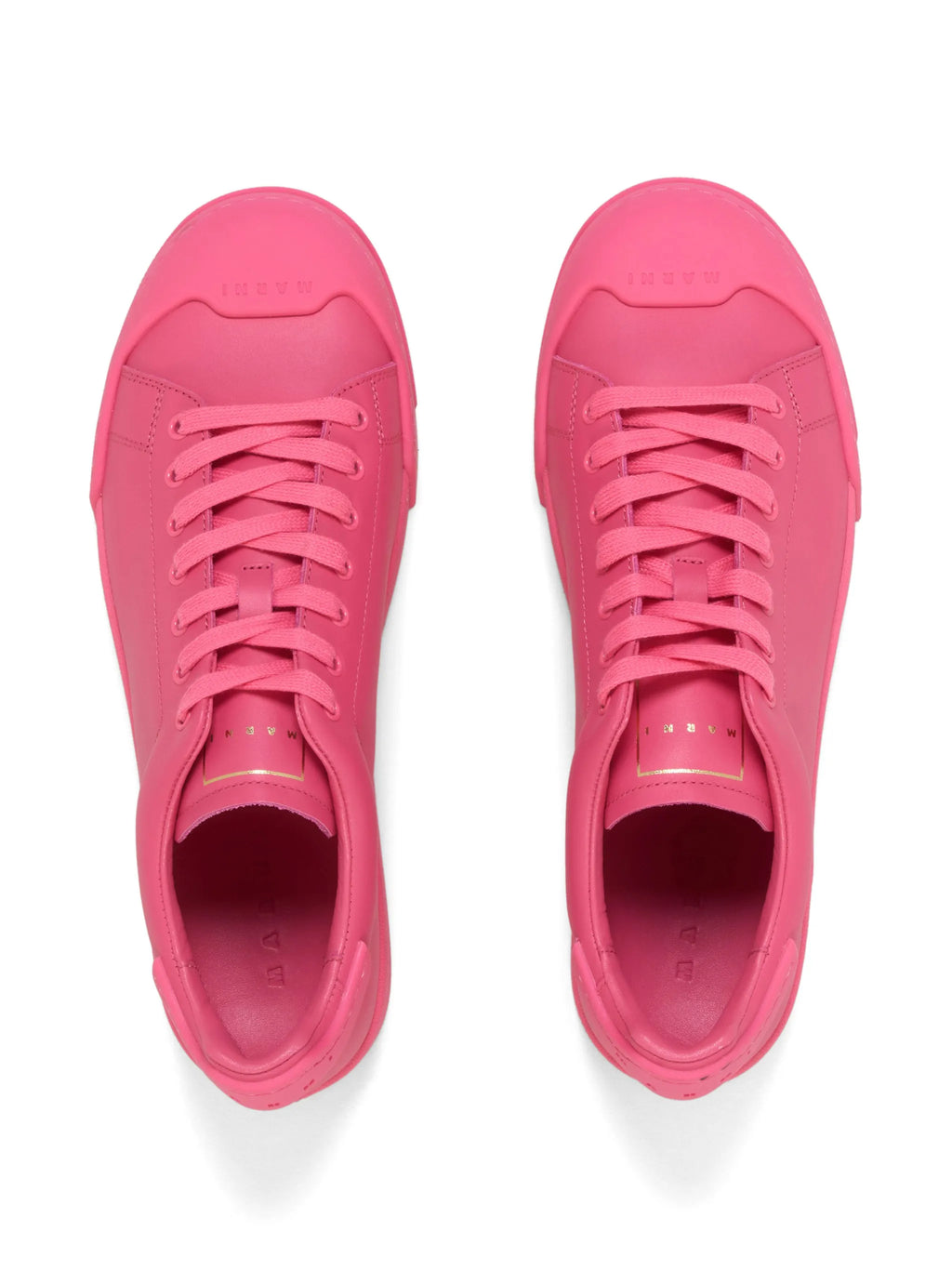 Marni Dada Bumper Low-Top Leather Sneakers - Pink