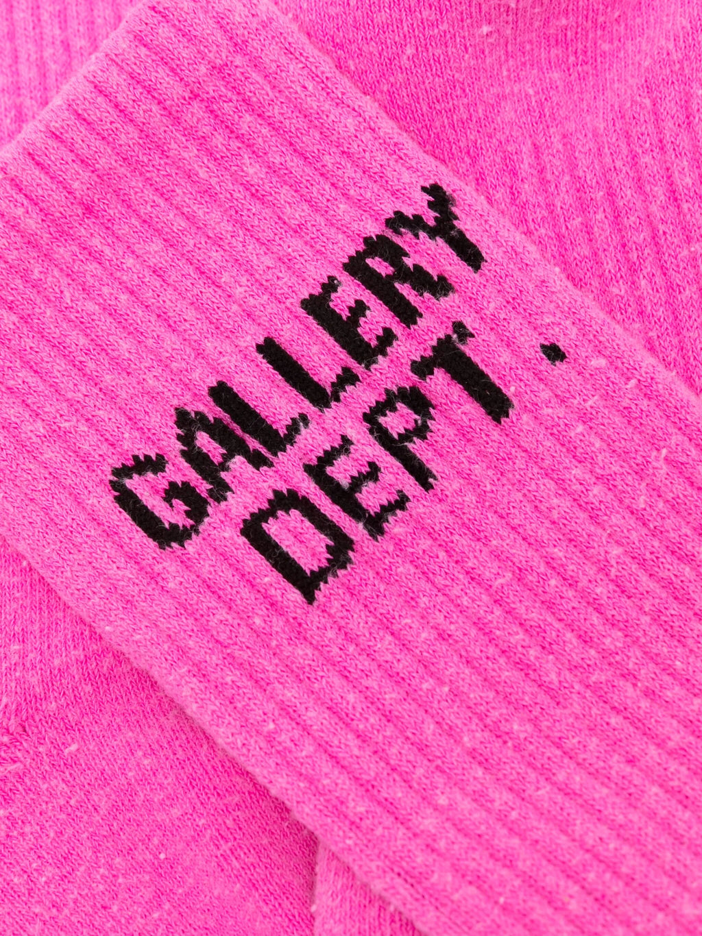 Gallery Dept Pink Intarsia-Knit Logo Socks