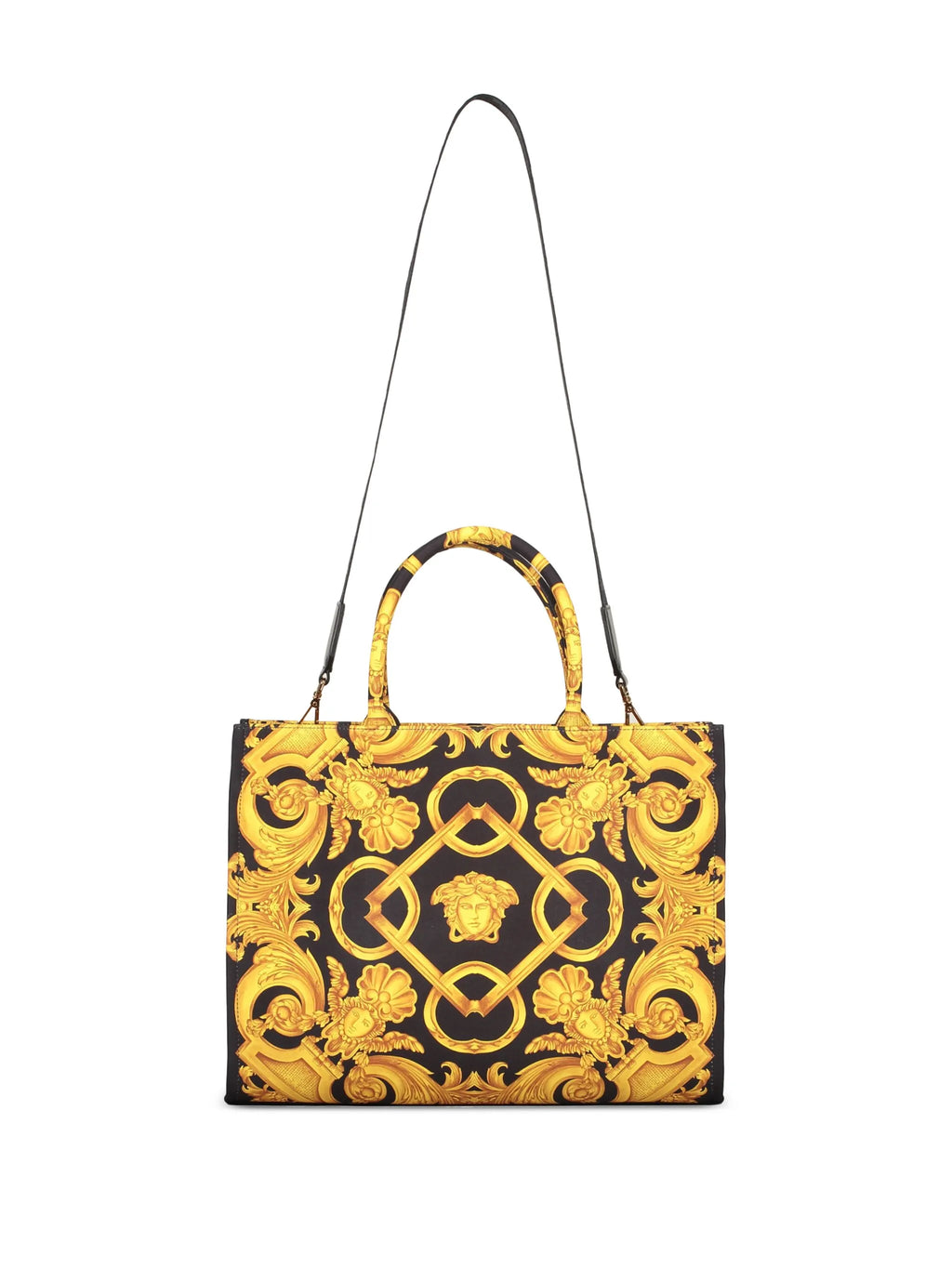Versace Medusa Barocco Canvas Tote Bag