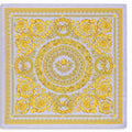 Versace Lavender/Gold Barocco Pattern Silk Scarf