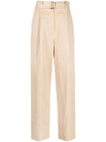 MSGM Women's Contemporary Trousers in Beige – Size 40