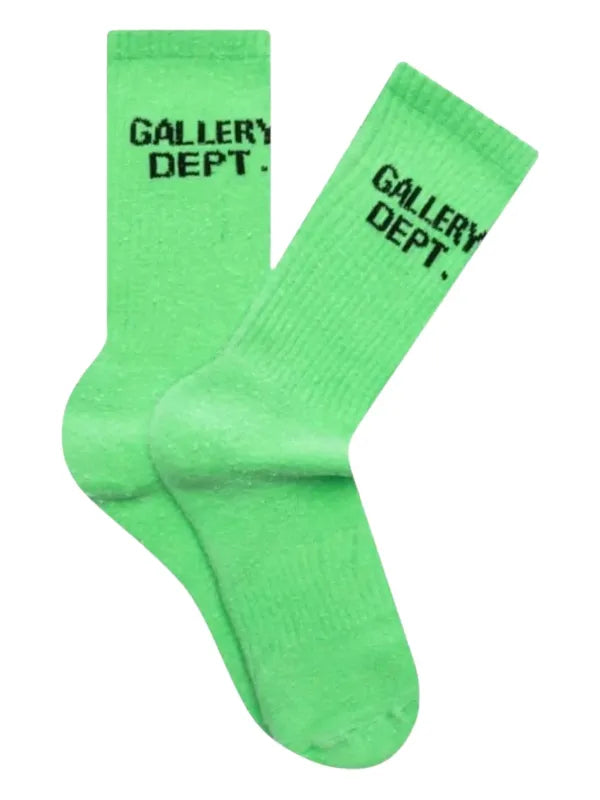 Gallery Dept. Clean Socks - Fluorescent Green