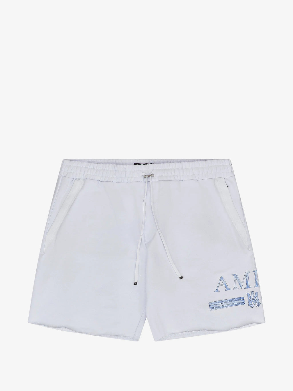 Amiri MA Water Color Bar Sweat Shorts - White