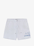Amiri MA Water Color Bar Sweat Shorts - White