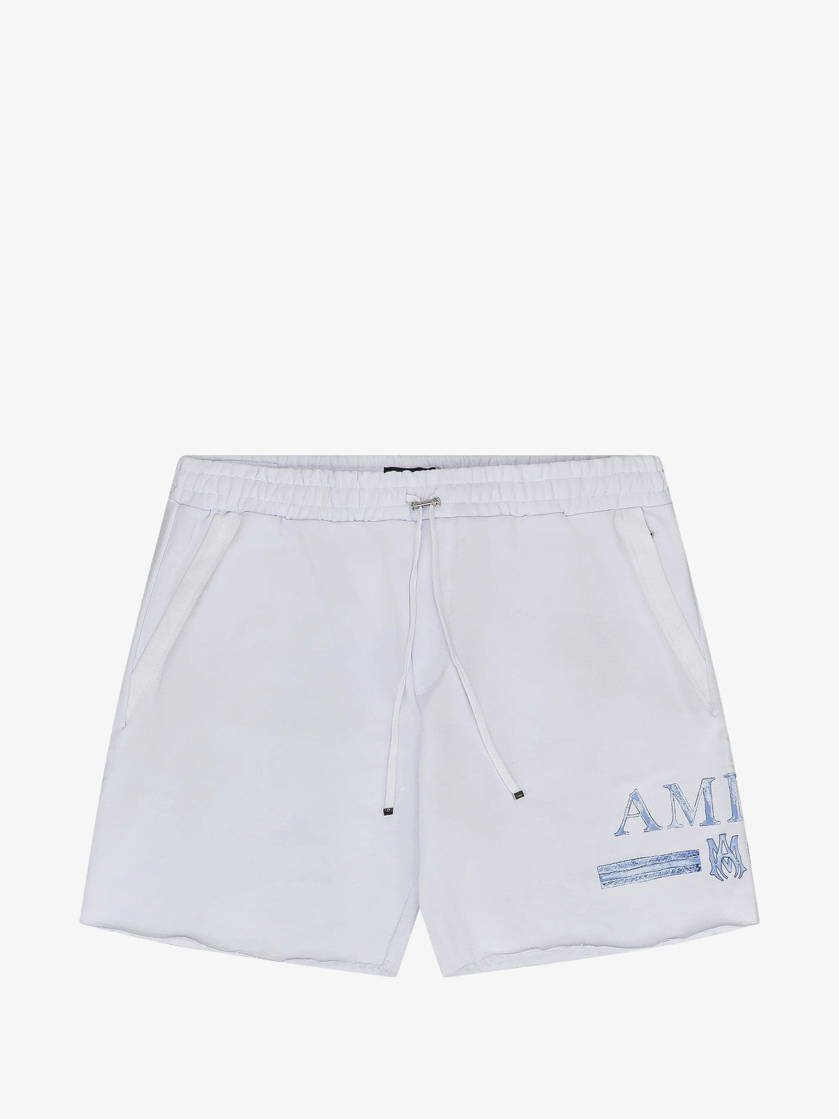 Amiri MA Water Color Bar Sweat Shorts - White