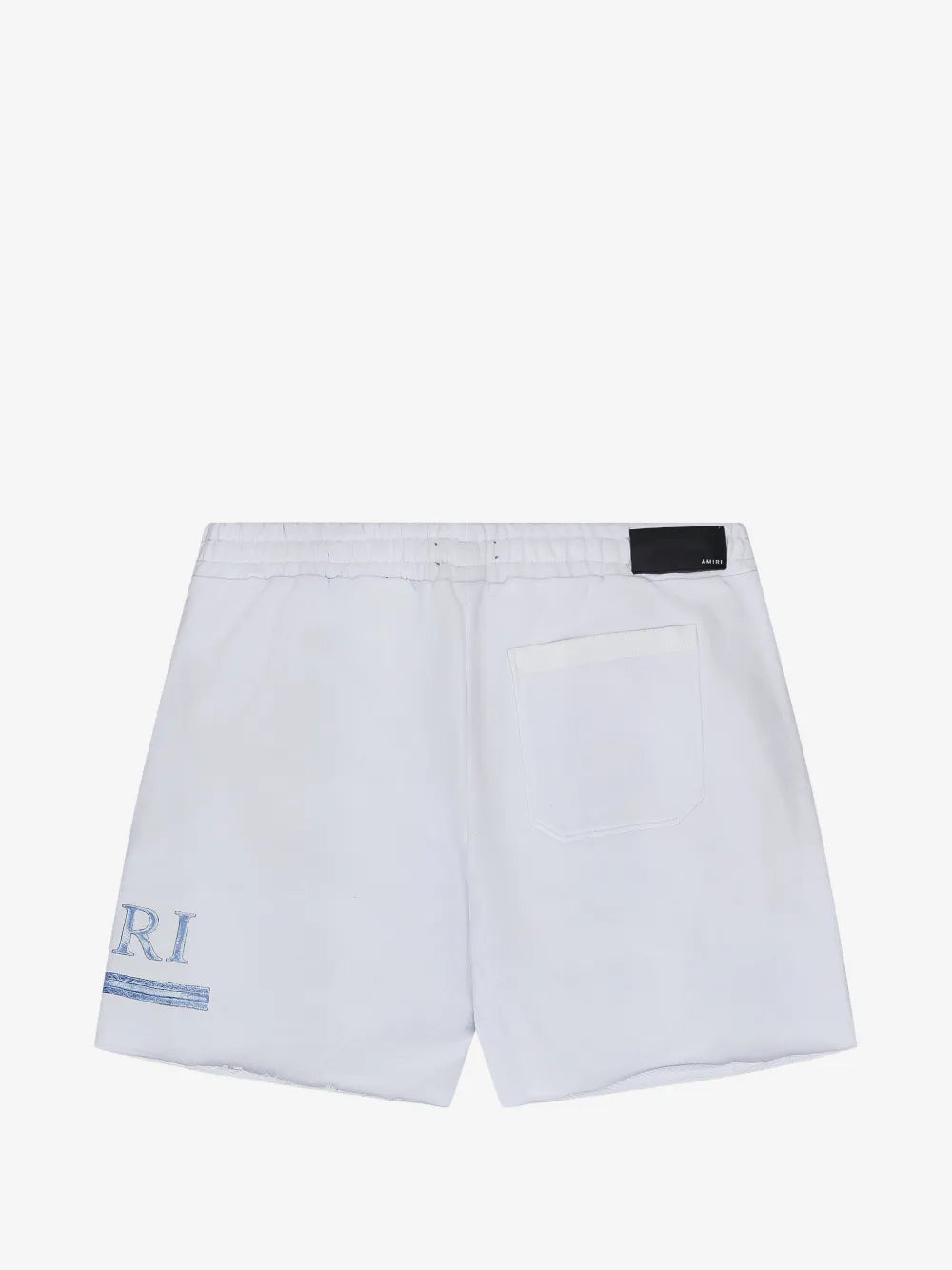 Amiri MA Water Color Bar Sweat Shorts - White