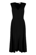 Alexander McQueen Women's Engineered Knit Flare Dress in Black – Size 40