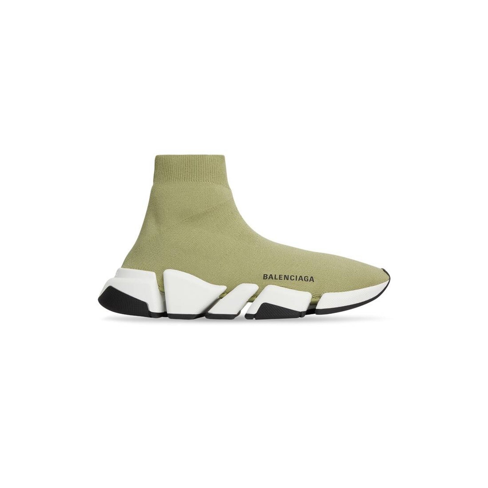 Balenciaga Men's Speed 2.0 Recycled Knit Green Sneaker Size 41