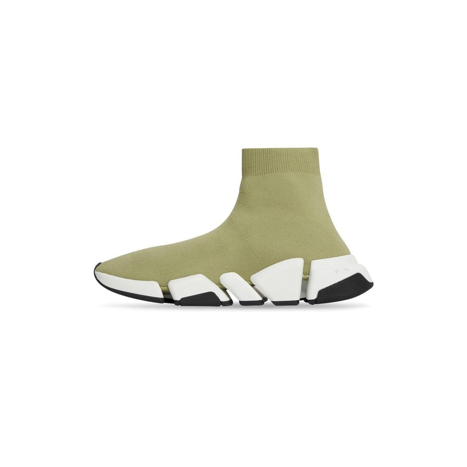 Balenciaga Men's Speed 2.0 Recycled Knit Green Sneaker Size 41