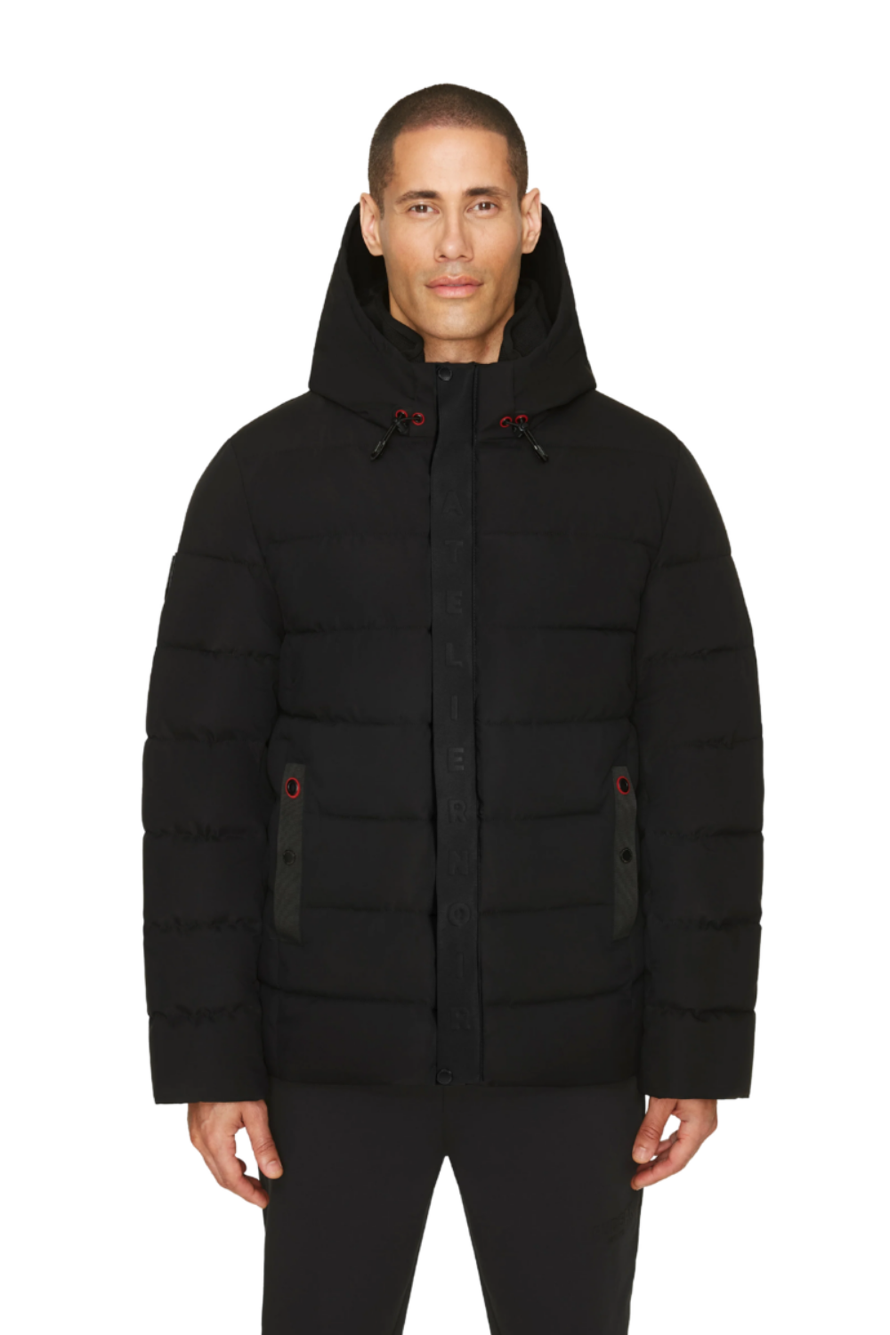 Rudsak Men's Kenneth Light-Weight Puffer Jackets Black 7124502
