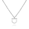Salvatore Ferragamo Women's Gancini Silver Necklace