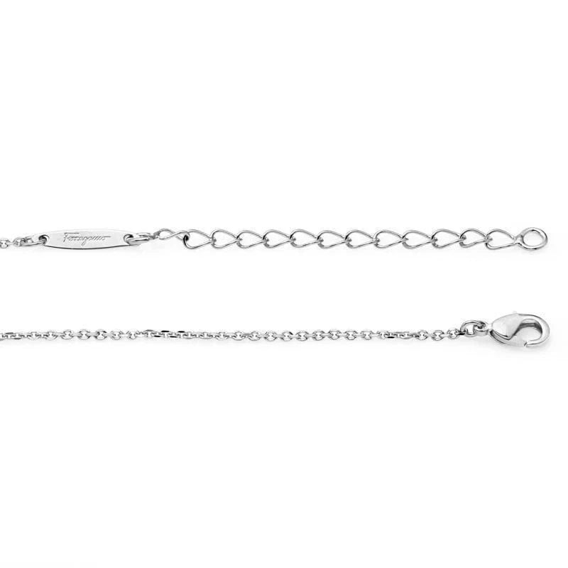 Salvatore Ferragamo Women's Gancini Silver Necklace