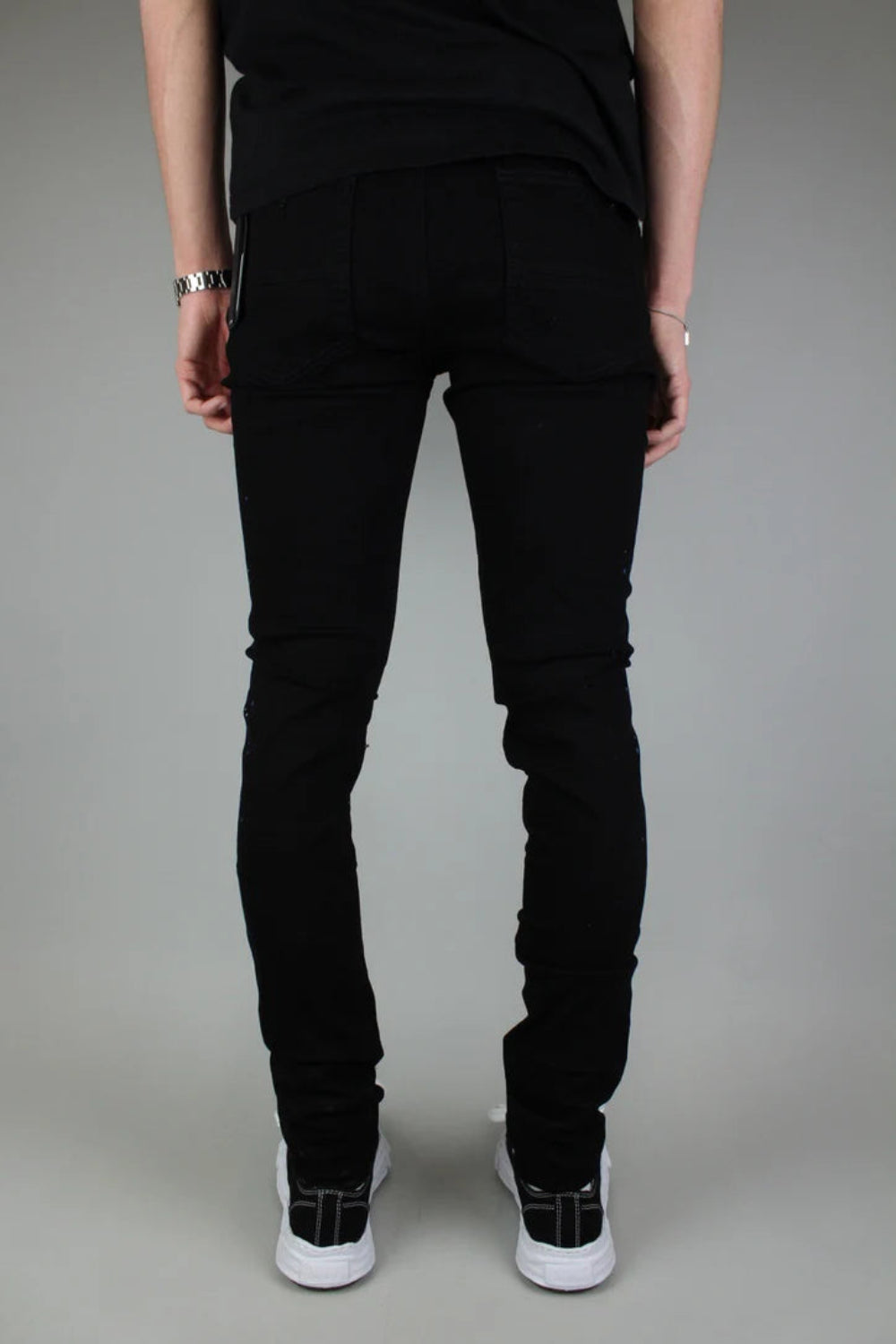 Amiri Crystal Painter Denim Jeans- Black Od