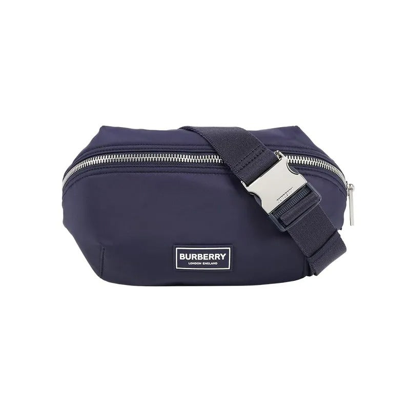 Burberry Talbot Nylon Navy Blue Logo Belt Bag