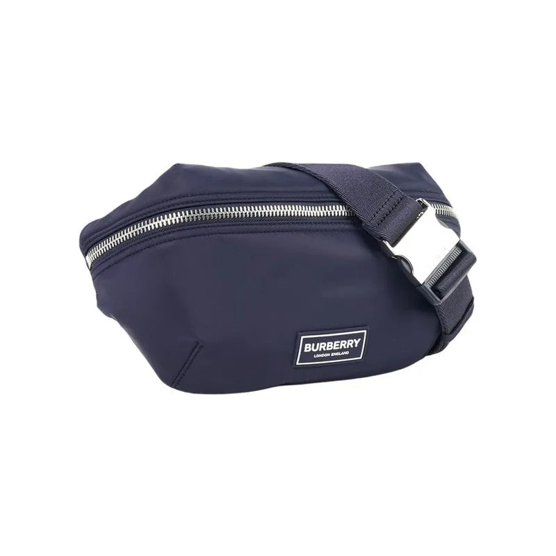 Burberry Talbot Nylon Navy Blue Logo Belt Bag