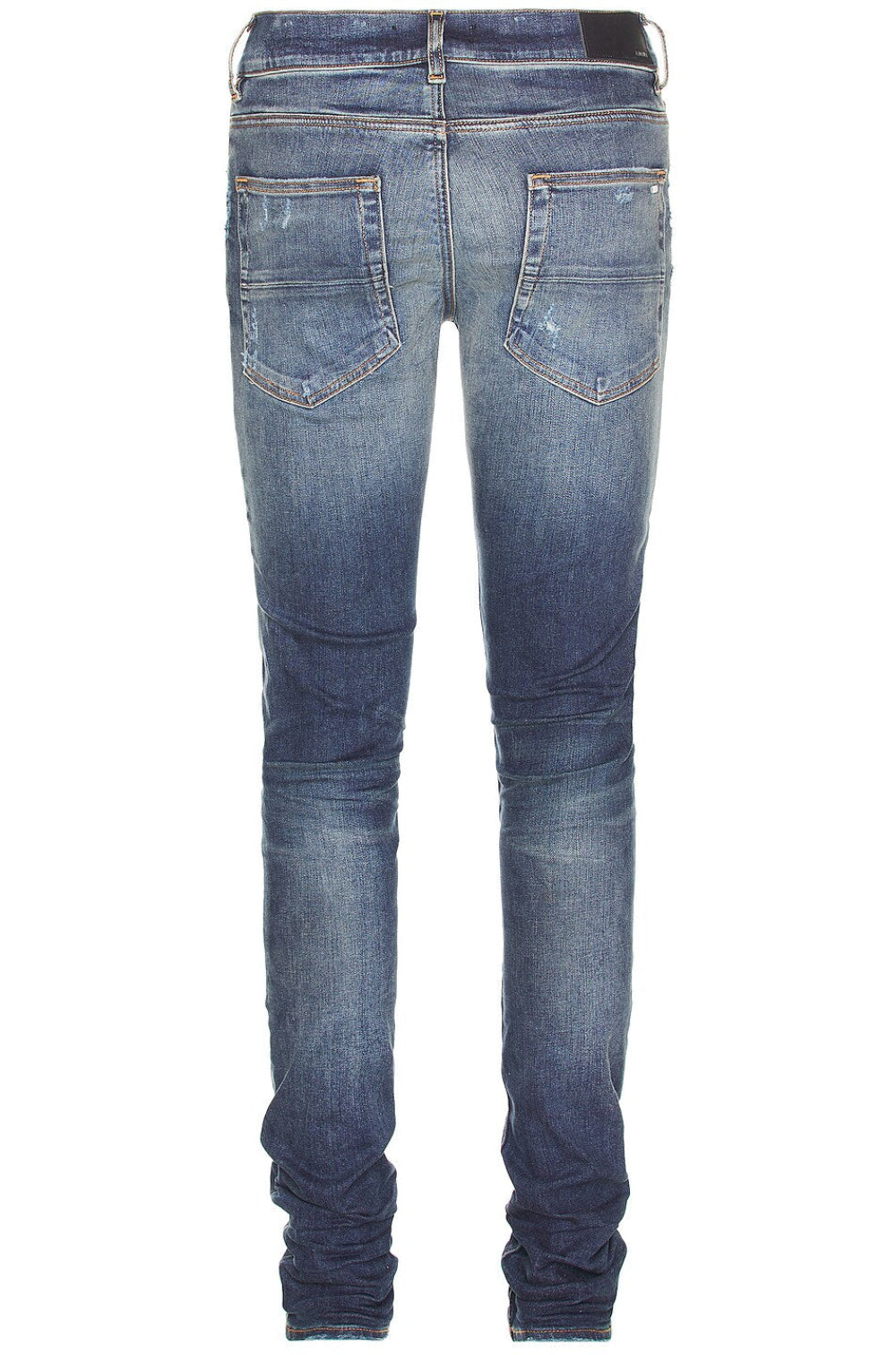 Amiri Broken Denim Jeans Deep Classic Blue