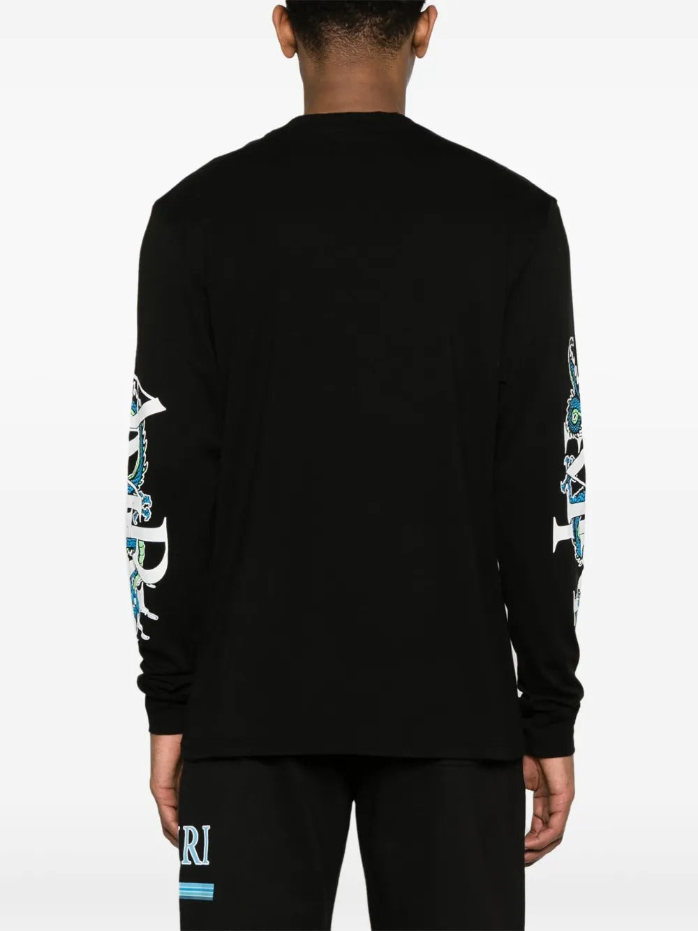 Amiri Men's Black LNY Dragon Long-Sleeve T-Shirt