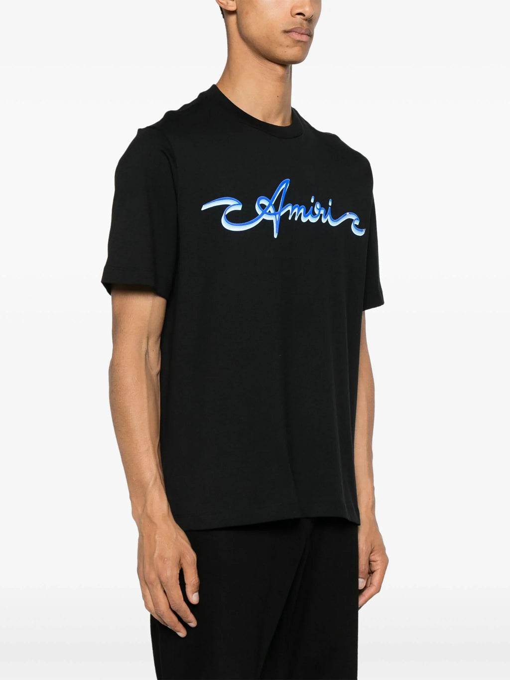 Amiri Men's Black Wave T-Shirt