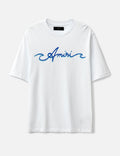 Amiri Men's White Wave T-Shirt