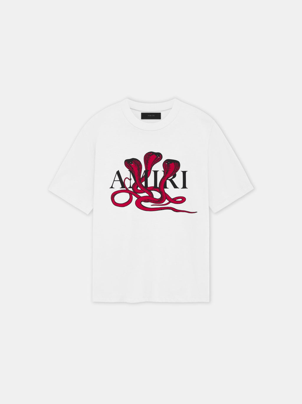 Amiri Men's White and Red Snake T-Shirt