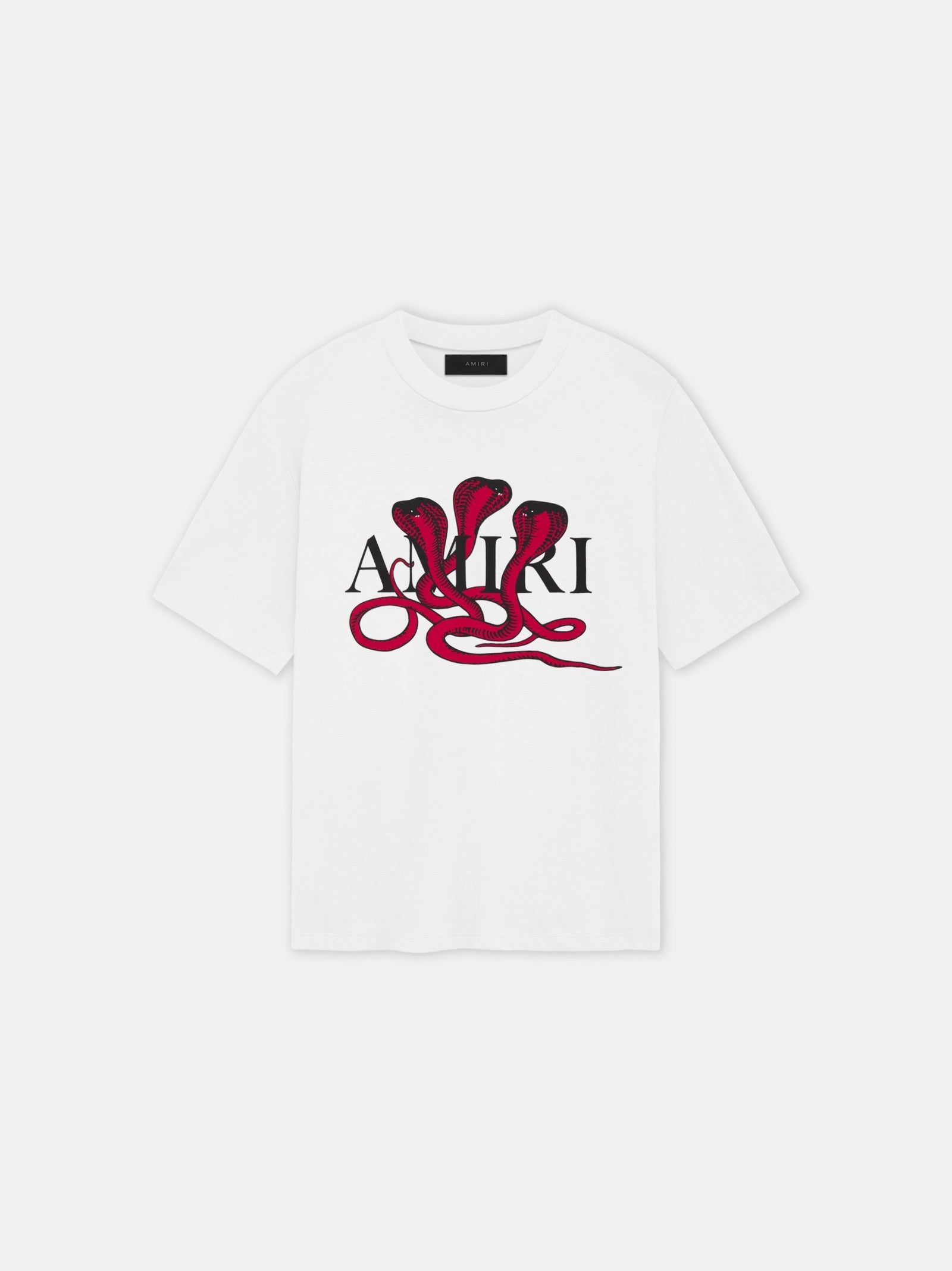Amiri Men's White and Red Snake T-Shirt