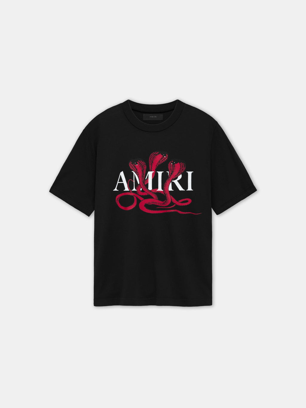 Amiri Men's Black and Red Snake T-Shirt