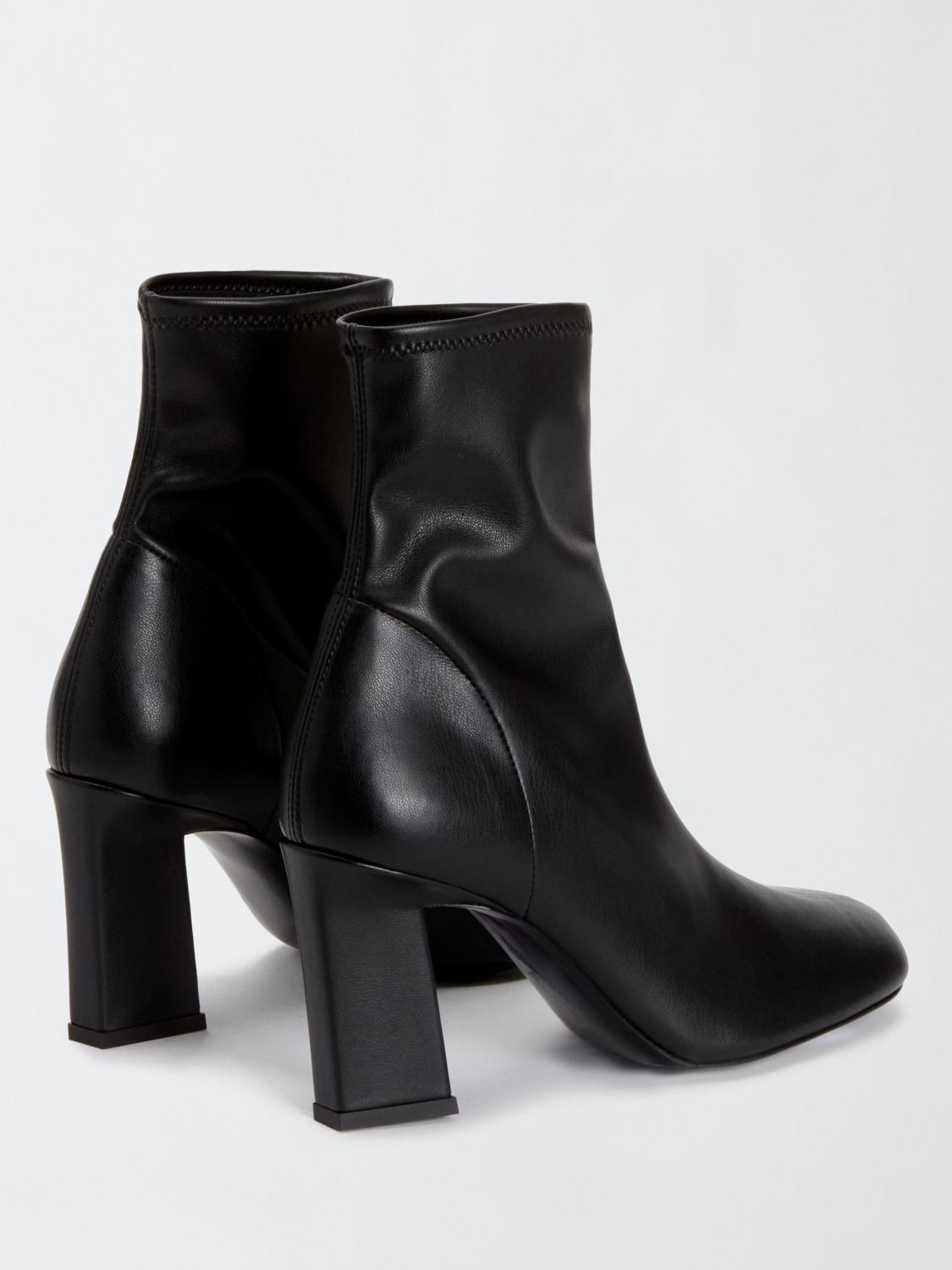 Fabiana Filippi Eco Stretch Leather Ankle Boots - Black
