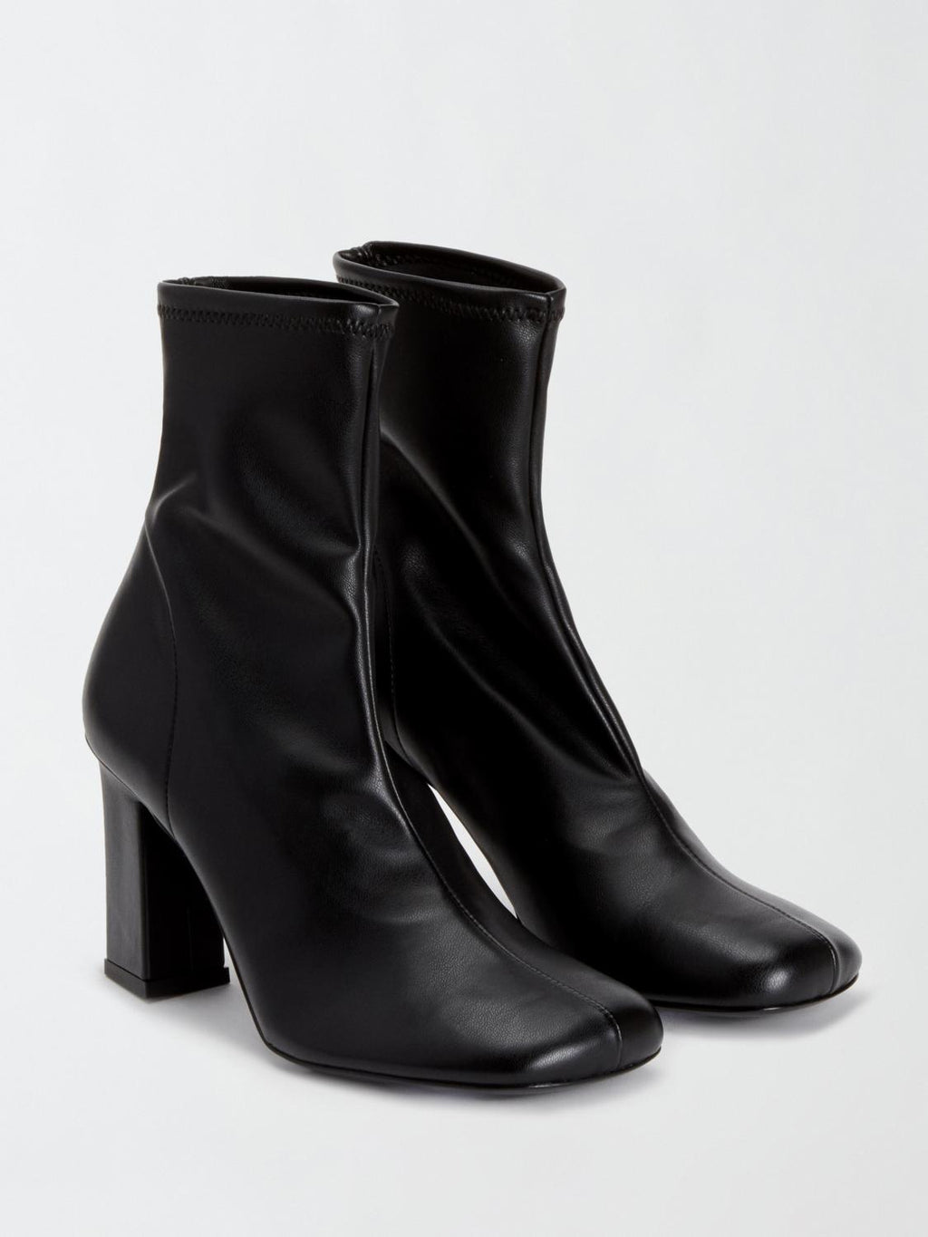 Fabiana Filippi Eco Stretch Leather Ankle Boots - Black