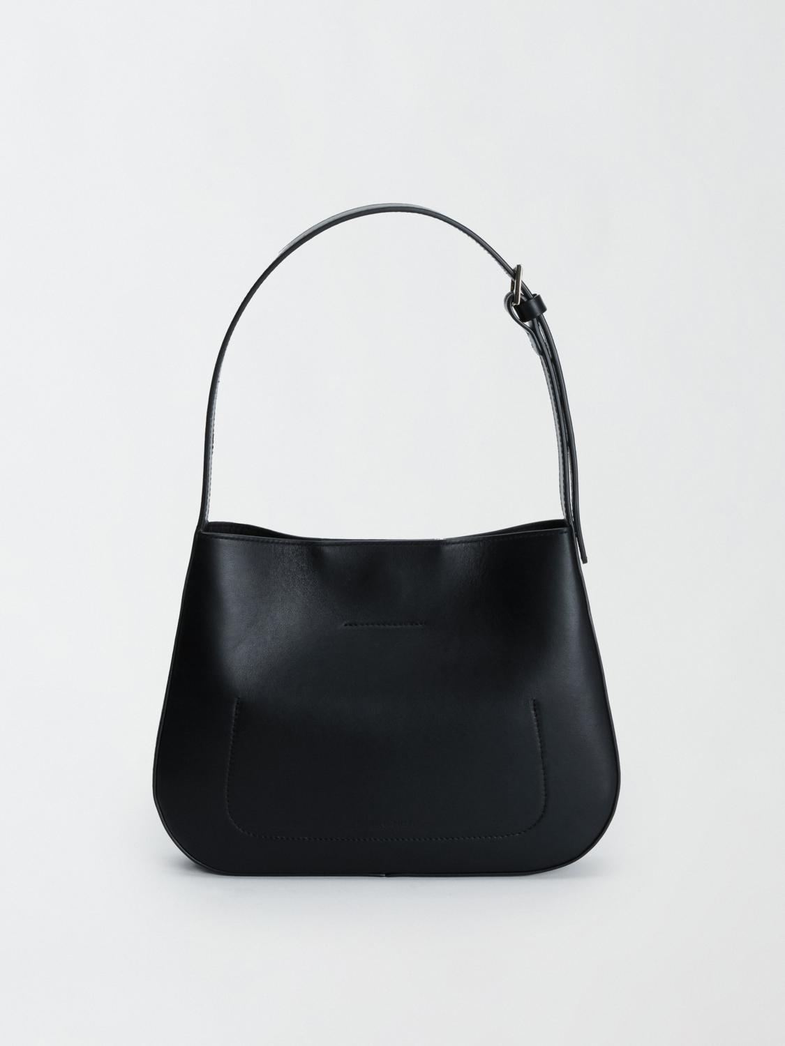 Fabiana Filippi Leather Medium Hobo Bag - Black