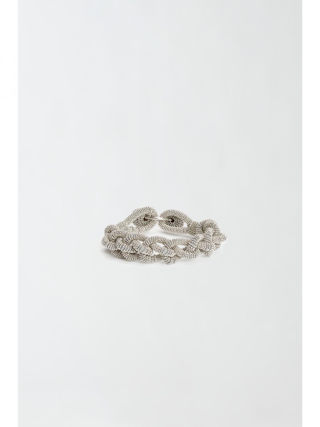 Fabiana Filippi Filo Diamante Chain Effect Bracelet - Nickel