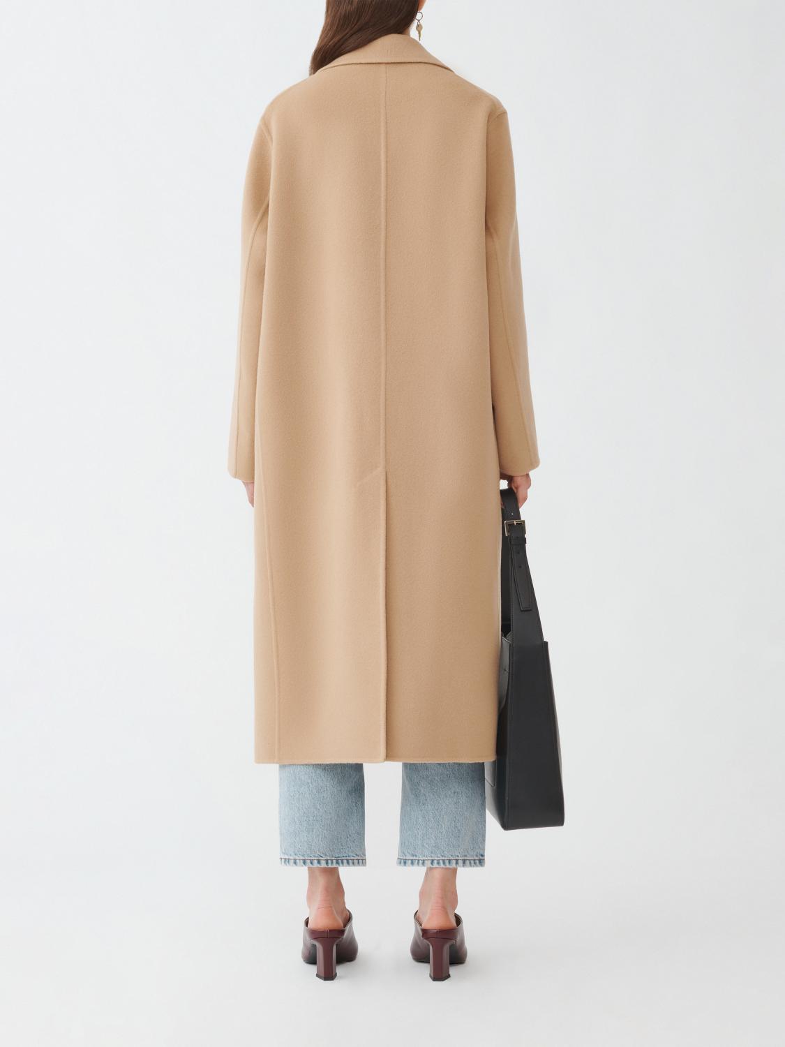 Fabiana Filippi Wool Cashmere Double Double-Breasted Topcoat - Camel