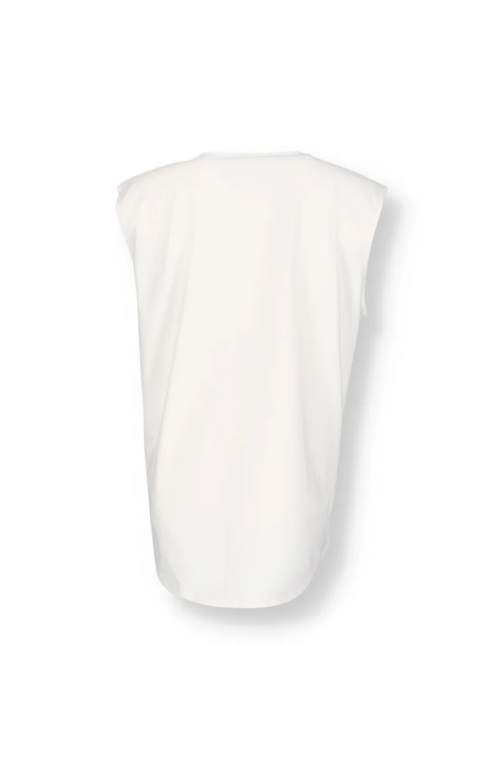 Balmain Women's Cotton Sleeveless Logo Tank T-Shirt - White