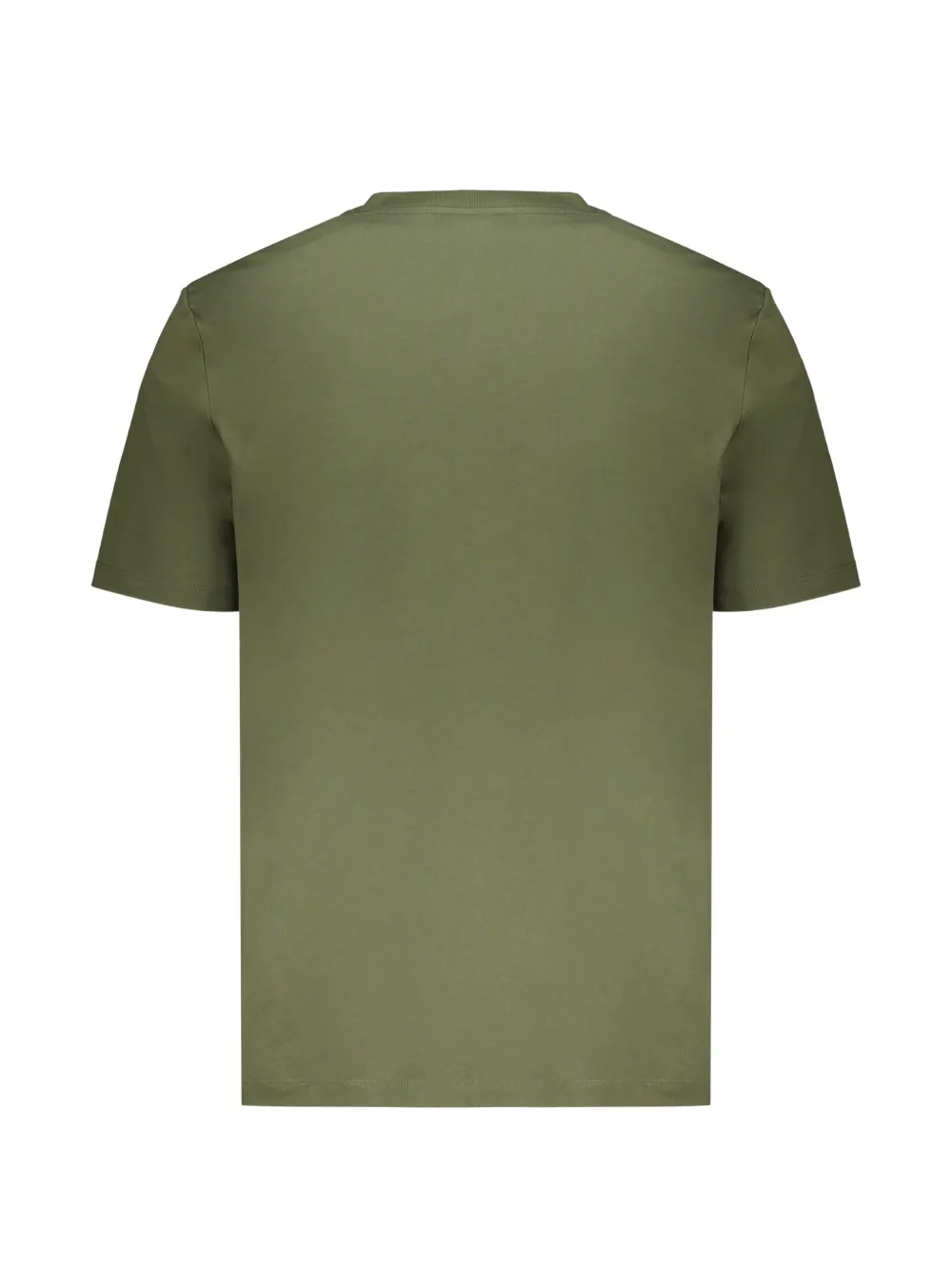 Balmain Green Double Logo Cotton T-Shirt