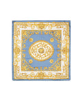 Versace Grey/White/Gold Silk Scarf
