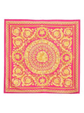 Versace Fuchsia/Gold Silk Scarf