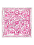 Versace White/Pink Silk Scarf
