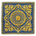 Versace Blue/Gold Silk Scarf 90 cm
