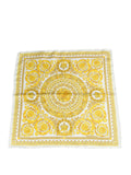 Versace White/Gold Silk Scarf