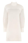 GANNI Women's Scandi-Chic Mini Dress in Bright White – Size 36