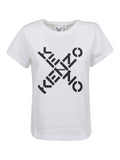 Kenzo Women's Classic Logo T-Shirt in White – Size L
